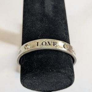 Elegant Silver Love Bracelet